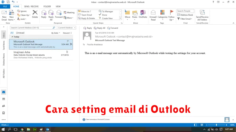 Cara Setting Email di Outlook: Panduan Lengkap dan Mudah